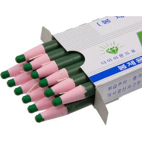 Diamond Peel-Off China Markers/Grease Pencils for Glass, Cellophane, Vinyl, Metal, Etc. (12 Pencils) (Green)