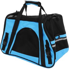 1Pc Breathable Dog Carrier Handbag for Outdoor Use Pet Storage Holder with Pad Blue for Parks and Vet Visits Durable and Comfortable Design