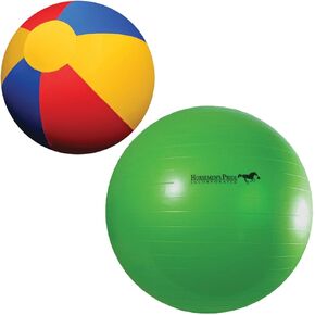 Country Pride Jolly Mega Ball Kit for Horses - 40-inch With Beach Ball Cover