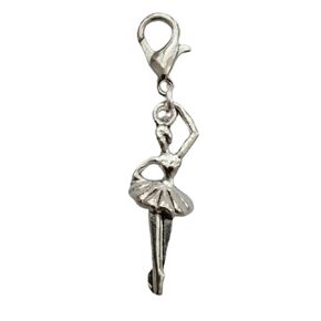 3pcs Ballet Dancer Clip on Charm, Ballet Zipper Pull, Ballerina Charm, Progress Marker