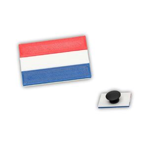 Netherlands Flag Shoe Charm, Made in USA
