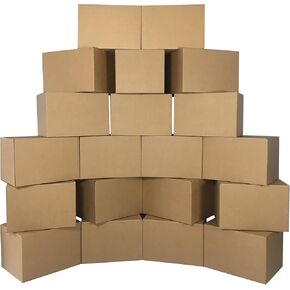 Uboxes Medium Moving Boxes 18"x14"x12" (Pack of 15)