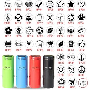 Custom Self Inking Loyalty Card Stamp, Small Logo Stamp, Mini Stamp Logo, Coffee Card Stamp, Small Loyalty Stamp