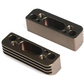 RC Car Upgrade Parts Compatible with Kyosho MP9 MP10 1/8 RC Car Upgrade Parts Accessories 2Pcs Metal Engine Mount Base