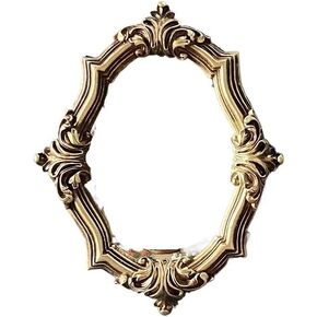 VPMQFL Carved Resin Picture Frame American Background Wall Hanging Photo Frame