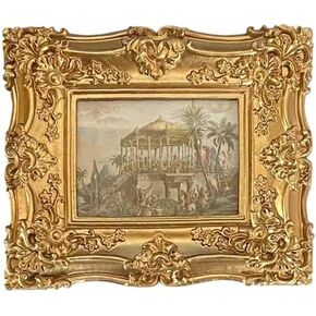 VPMQFL Embossed Nordic Resin Photo Frame Home Wall Decoration Art Photo Frame Wall Hanging