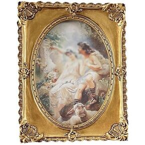 Resin Photo Frame Bedside Table Carved Photo Wall Photo Frame