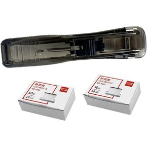 Angoily Stapler Pusher Tape Refill Compatible Office Supplies White Seamless Stapler