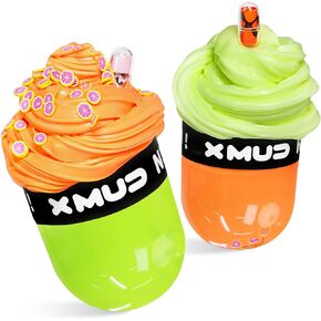 Butter Slime, Ice Cream Premium Cloud Slime, DIY Slime for Kids, Party Favors for Kids 6-12, Girl Toys 6-10 Years Old, Slime Kit for Girls Ages 7-12