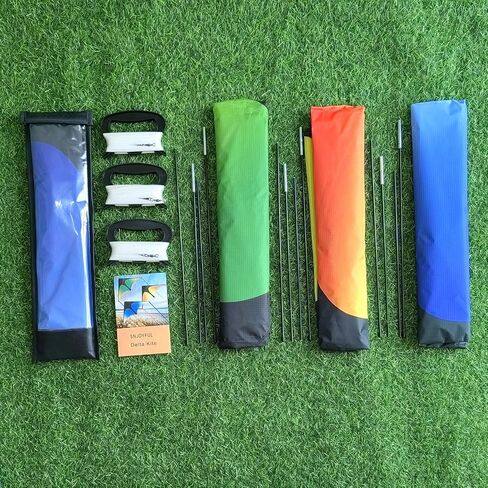 Delta Kite for Kids & Kites for Adults Easy to Fly, Beach Kite, Kids Kite for Beginner, Single Line Kite with 300ft Line for Beach Trip in Saudi Arabia