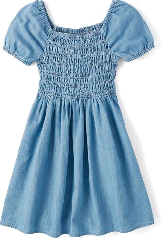 The Children's Place Baby Girls' Short Dressy Special Occasion Dresses, Pink Gingham Puff Sleeve, XX-Large in Saudi Arabia