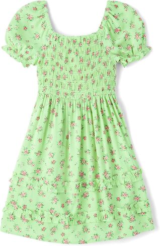 The Children's Place Baby Girls' Short Dressy Special Occasion Dresses, Pink Gingham Puff Sleeve, XX-Large in Saudi Arabia