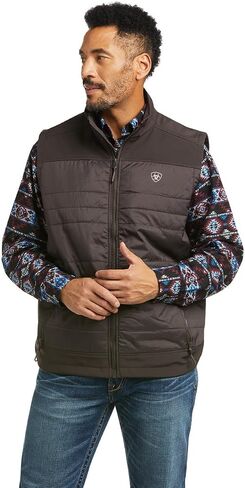 ARIAT Men's Gray Elevation Insulated Steely Vest Gray XL in Saudi Arabia