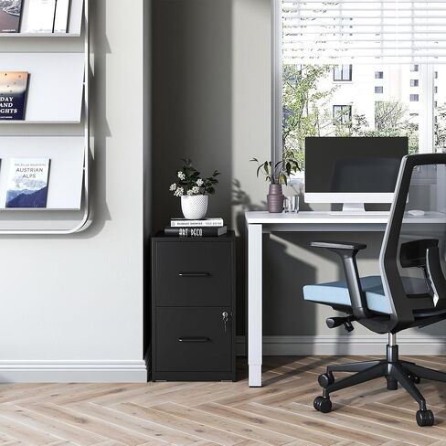 4 خزانة ملفات درج ، خزائن ملفات عمودية معدنية لمكتب منزلي ، خزانة تخزين الصلب لتعليق ملفات حجم الحرف ، التجميع المطلوبة (أبيض) in Kuwait