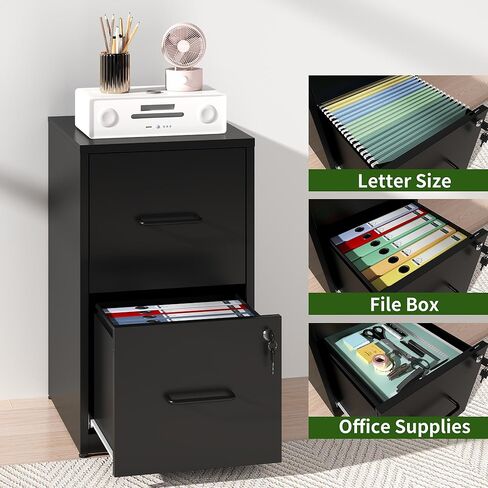 4 خزانة ملفات درج ، خزائن ملفات عمودية معدنية لمكتب منزلي ، خزانة تخزين الصلب لتعليق ملفات حجم الحرف ، التجميع المطلوبة (أبيض) in Kuwait