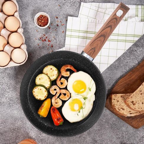 MAISON ARTS 30 Piece Pots and Pans Set Non Stick, Kitchen Cookware & Bakeware Sets with Nonstick Granite Coating, Baking Tray, Frying Pan and Saucepan, Black in Kuwait