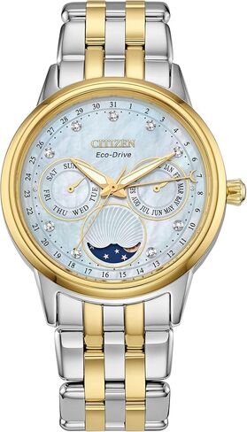 Citizen Ladies Eco-Drive Diamond Two-Tone Watch | 37mm | FD0004-51D in Saudi Arabia