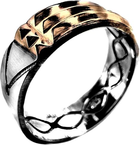 Atlantis Ring 14K Gold Sterling Silver Talisman المصرية (11) in Saudi Arabia