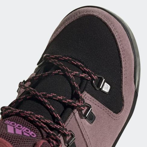 adidas Terrex Climawarm Snowpitch Walking Shoe, Shadow Maroon/Wonder Oxide/Pulse Lilac, 4 US Unisex Big Kid in Saudi Arabia