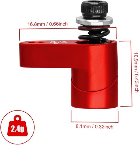 GOUPRC Upgarde 20T Metal Servo Horn for ARRMA Granite GROM 1/18 Typhon GROM 1/14 Mini Mojave GROM 1/14 RC Car Small Buggy Monster Truck 2PCS in Kuwait
