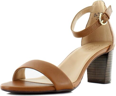 Naturalizer Womens Vera Ankle Strap Block Heel Dress Sandal,Mint Green Leather,8M in Saudi Arabia