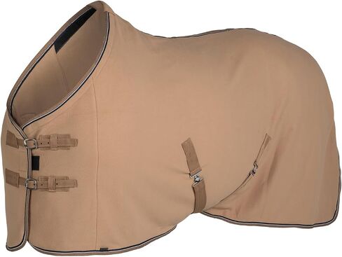 Horze Kiel Fleece Cooler - Tan - 78 In in Saudi Arabia