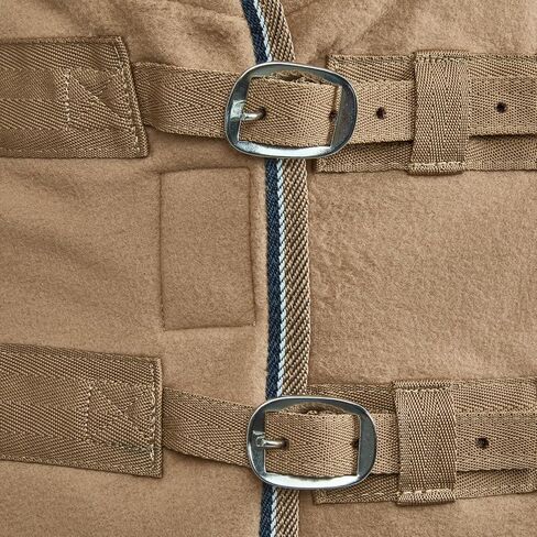 Horze Kiel Fleece Cooler - Tan - 78 In in Saudi Arabia