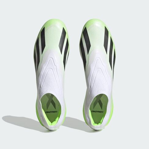 adidas x Crazyfast.1 Laceless Firm Ground Adult Soccer Cleats Cloud White in Saudi Arabia