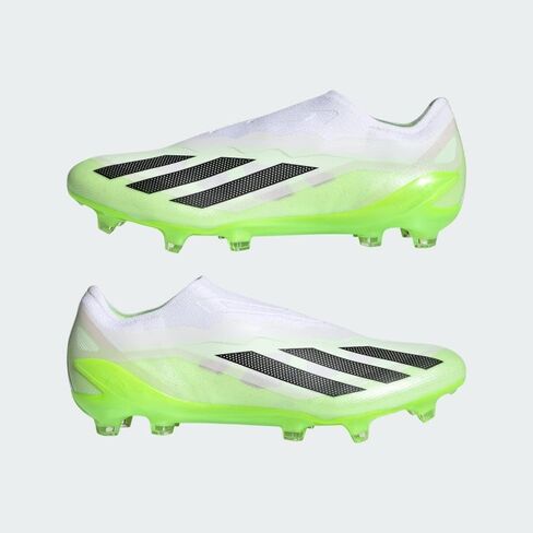 adidas x Crazyfast.1 Laceless Firm Ground Adult Soccer Cleats Cloud White in Saudi Arabia