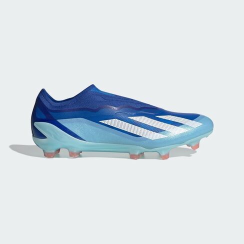 حذاء كرة قدم adidas x Crazyfast.1 بدون رباط للأرضيات الصلبة للبالغين باللون الأبيض السحابي in Saudi Arabia