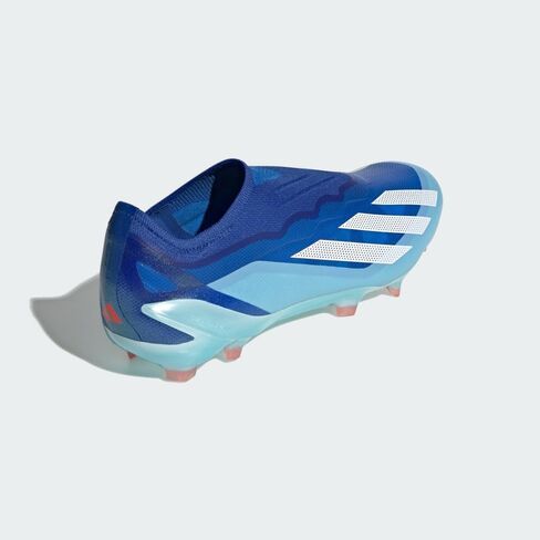حذاء كرة قدم adidas x Crazyfast.1 بدون رباط للأرضيات الصلبة للبالغين باللون الأبيض السحابي in Saudi Arabia