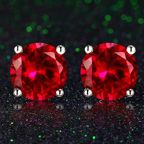 Navachi 925 Sterling Silver 18k White Gold Plated 2.0ct Oval Emerald Az9701e Stud Earrings in Kuwait