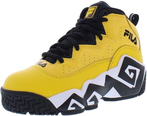 Fila Kids Mb Basketball Shoes Black/Sfty/White 3 in Saudi Arabia