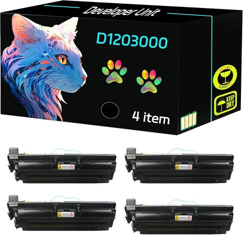 High Yield D1203000 Developer Unit Compatible for Ricoh Aficio MP 2352SP 2852 2852SP 3352 3352SP MP 2553 3053 3353 Printers, Print Clearly (2-Pack Black) in Saudi Arabia