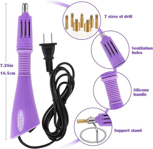 Hotfix Rhinestone Applicator, Iron-on Hot Fix Setter Tool Bedazzler Kit with Rhinestones,Hot Fixed Wand for Clothes Clothing Fabric Crafts,Pink Set in Saudi Arabia