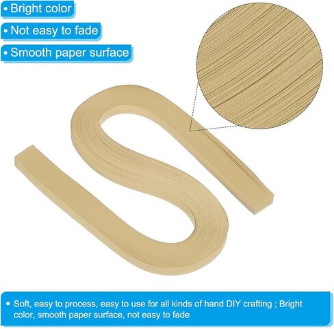 PATIKIL 120pcs Quilling Paper Strips Paper Flowers Quilling Kits 3/8"(10mm) Origami Paper for Adults Beginner Art Craft, 21"(54cm) Sky Blue in Kuwait