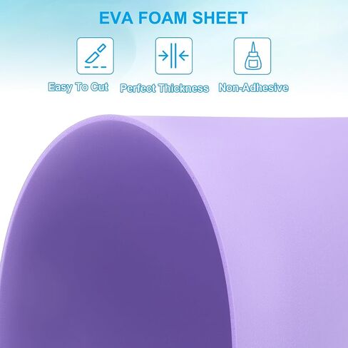 PATIKIL 30 Pack Eva Foam Sheets ، 12 "× 8" 2 مم من أوراق الرغوة السميكة الحرف الرغوية للورق الحرفي للصف الفصول الدراسية ، زي ديكور ، زي Cosplay Cosplay ، وردي in Saudi Arabia