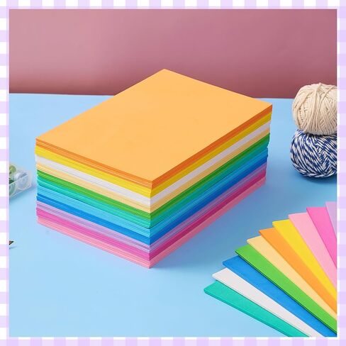 TERELA 24 PCS 3 MM تطريز الرغوة 6 "× 9" Foam Foam Linds Eva Craft Foam Sheets for 3D Embroidery Arts and Mants ، تطريز الآلة ، مشاريع DIY ، الخياطة ، الوسائد ، الأكياس (لون جديد) in Kuwait