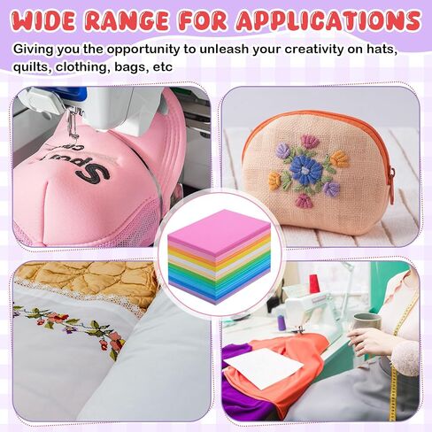 TERELA 24 PCS 3 MM تطريز الرغوة 6 "× 9" Foam Foam Linds Eva Craft Foam Sheets for 3D Embroidery Arts and Mants ، تطريز الآلة ، مشاريع DIY ، الخياطة ، الوسائد ، الأكياس (لون جديد) in Kuwait