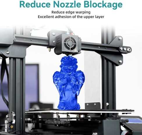 SUNLU Official Elite PETG Filament 1.75mm - 1kg(2.2lbs) Strong PETG 3D Printer Filament，1.75mm Dimensional Accuracy +/- 0.02mm, 320 Meters, PETG Grey in Kuwait