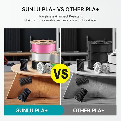 SUNLU Official Elite PETG Filament 1.75mm - 1kg(2.2lbs) Strong PETG 3D Printer Filament，1.75mm Dimensional Accuracy +/- 0.02mm, 320 Meters, PETG Grey in Kuwait