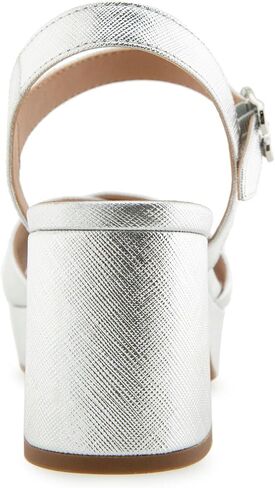 Aerosoles Women's Cosmos Heeled Sandal, Silver, 10.5 in Saudi Arabia