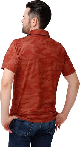 FOCO NFL Team Logo Polo Short Sleeve Polyester Shirt, Color Camo, X-Large in Saudi Arabia
