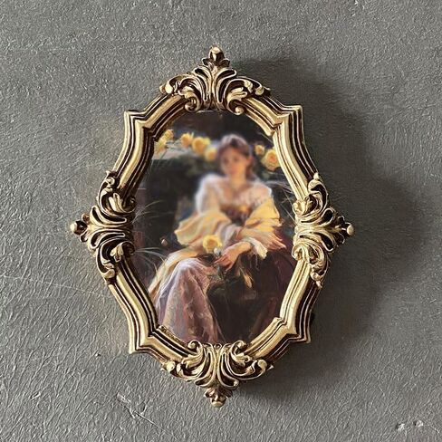 VPMQFL Carved Resin Picture Frame American Background Wall Hanging Photo Frame in Saudi Arabia