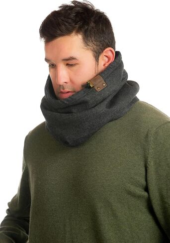 Hemp Neck Gaiter, Hood, Scarf (Grey) in Saudi Arabia