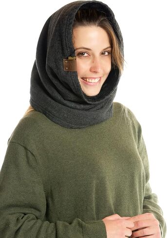 Hemp Neck Gaiter, Hood, Scarf (Grey) in Saudi Arabia