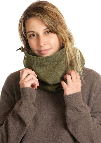 Hemp Neck Gaiter, Hood, Scarf (Grey) in Saudi Arabia