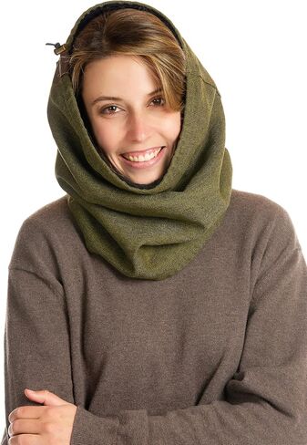 Hemp Neck Gaiter, Hood, Scarf (Grey) in Saudi Arabia