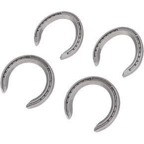 Horseshoes, 4PCS Aluminum Alloy Horse Shoes, Horse Riding Tool Horseshoe Kit for Horseshoe Palms Horse Riding Tool, Equipment Accessories for Indoor or Outdoor