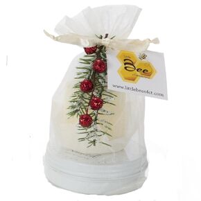 Little Bee of Connecticut Winter Gift Tower (Peppermint Lip Balm & Chill Body Salve)